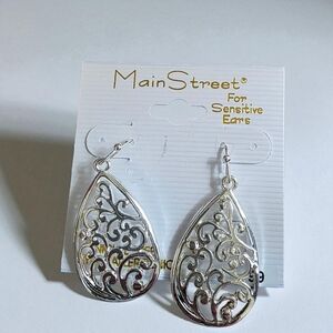 Mainstreet Silver Earrings for Sensitive Ears